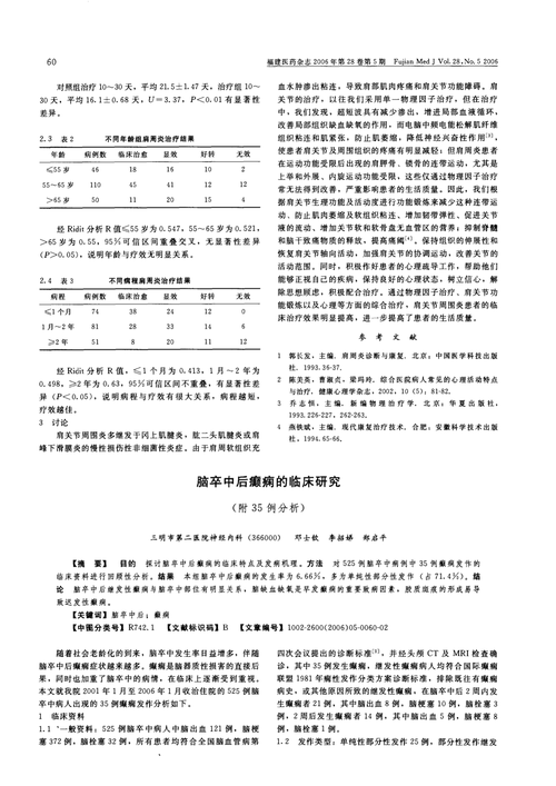 癫痫相关论文例文,与脑卒中并发癫痫的护理相关论文摘要